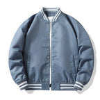Supzoom New Arrival Rib Sleeve Cotton Fashion Single Breasted Casual Pilot Ins Bomber Baseball Jacket Loose Cardigan Solid Coat