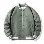 Supzoom New Arrival Rib Sleeve Cotton Fashion Single Breasted Casual Pilot Ins Bomber Baseball Jacket Loose Cardigan Solid Coat