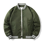 Supzoom New Arrival Rib Sleeve Cotton Fashion Single Breasted Casual Pilot Ins Bomber Baseball Jacket Loose Cardigan Solid Coat