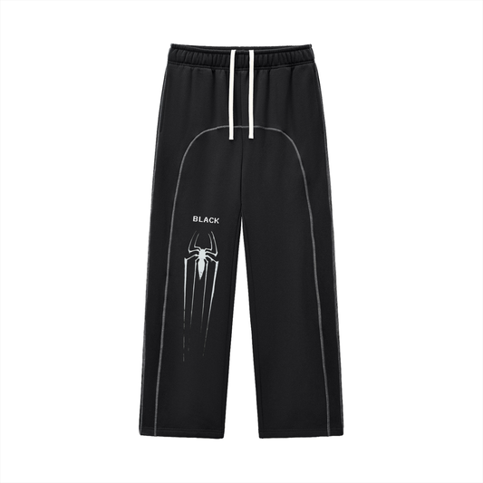 Contrast-Stitched Fleece Sweatpants